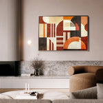 Boho 213 Canvas Art 18" x 24" / 45 x 60 cm / Black