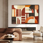 Boho 213 Canvas Art 60 x 40 cm / Black