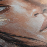 Portrait 213 Canvas Art 18" x 24" / 45 x 60 cm / Black
