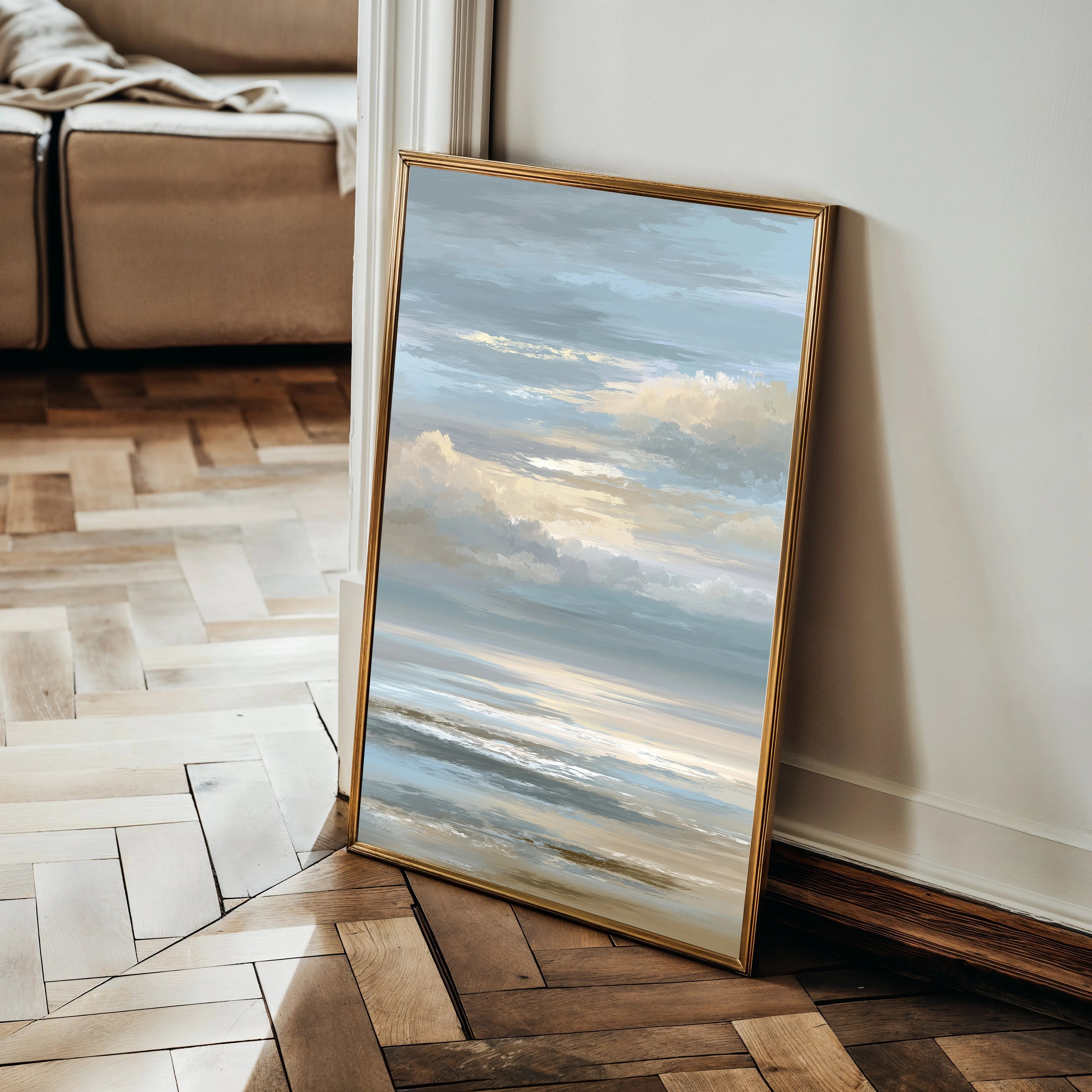 Abstract 2130 Canvas Art 18" x 24" / 45 x 60 cm / Black