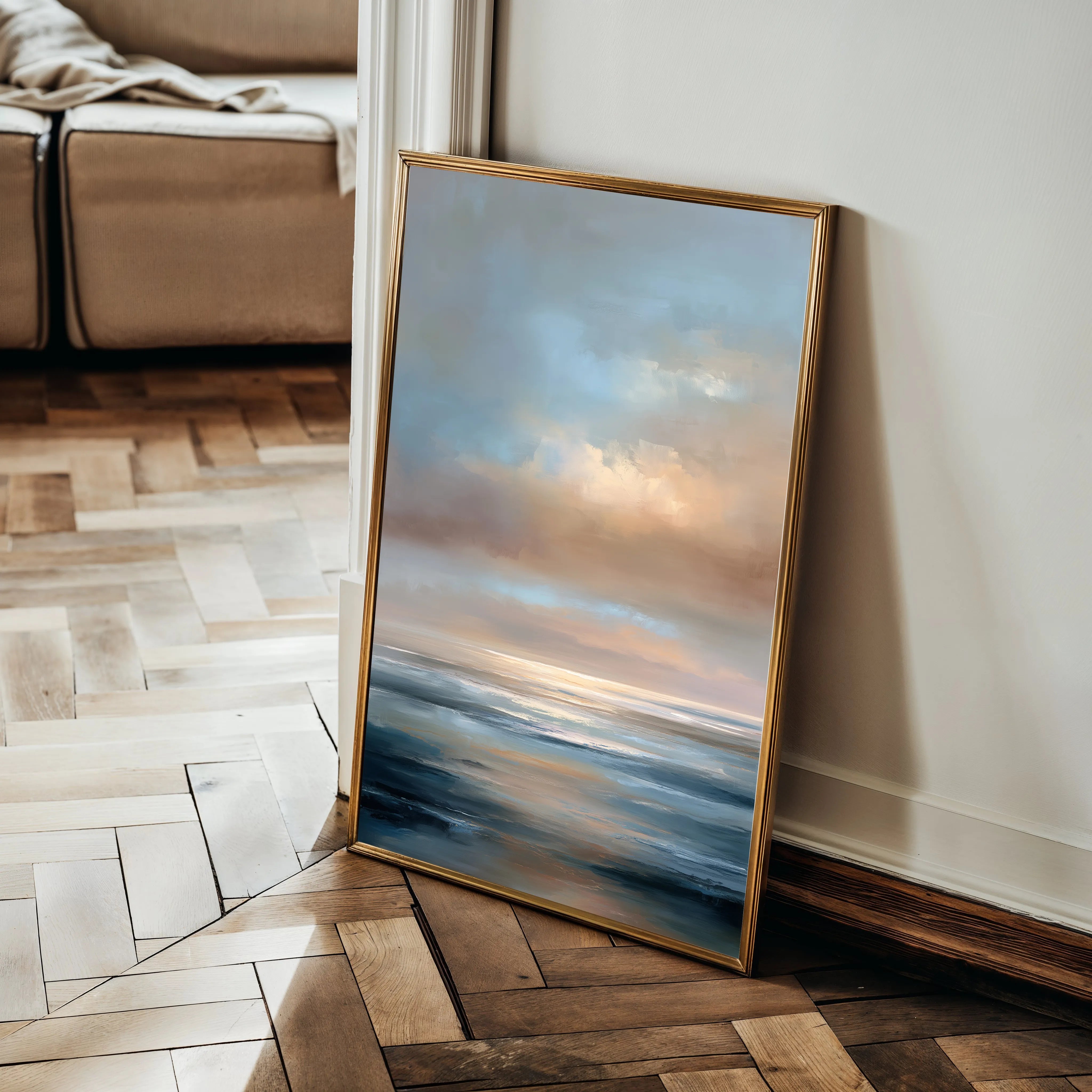 Abstract 2131 Canvas Art 18" x 24" / 45 x 60 cm / Black