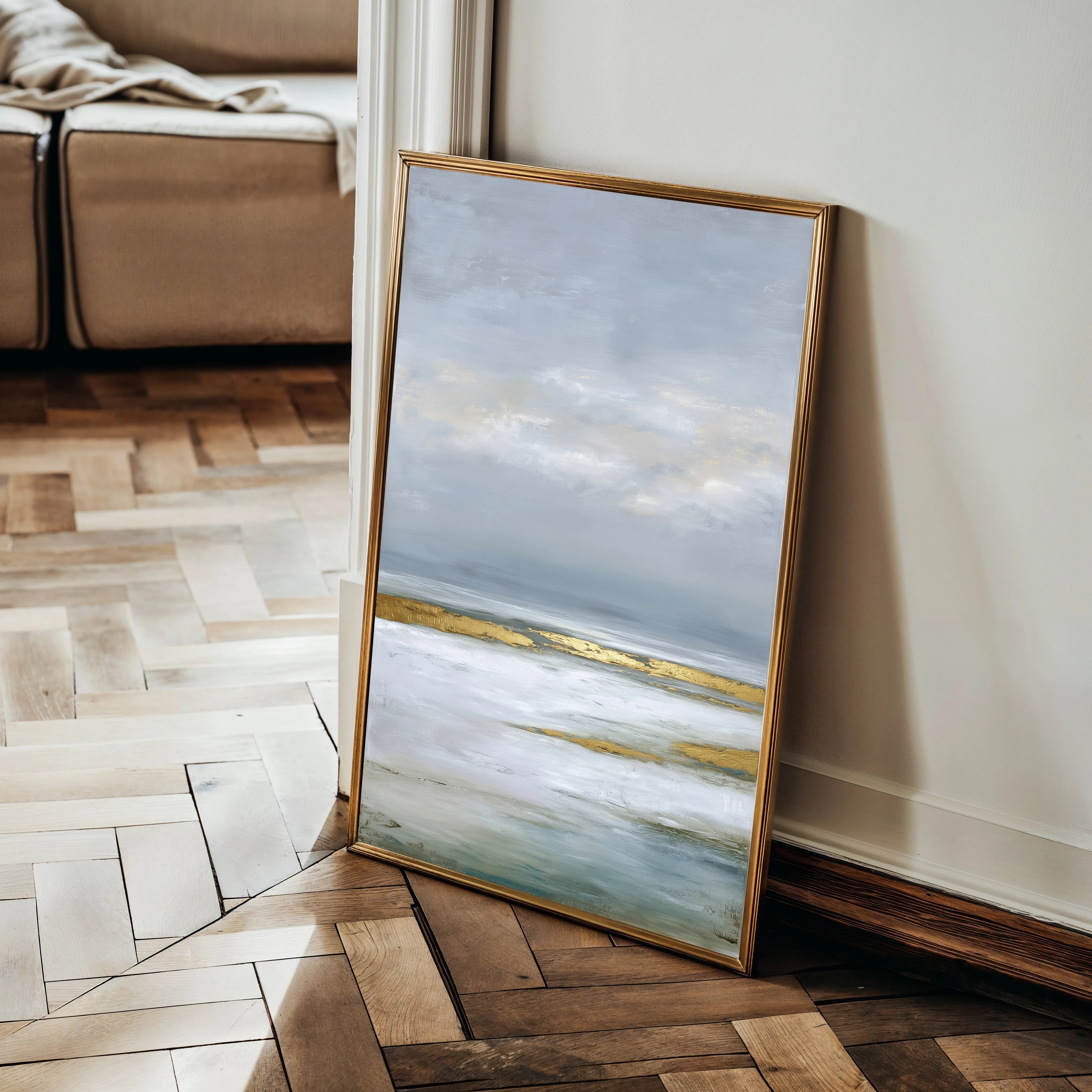 Abstract 2132 Canvas Art 18" x 24" / 45 x 60 cm / Black