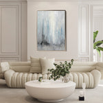 Abstract 2135 Canvas Art 18" x 24" / 45 x 60 cm / Black