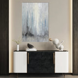 Abstract 2135 Canvas Art 18" x 24" / 45 x 60 cm / Black
