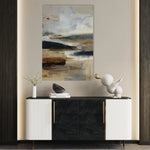 Abstract 2138 Canvas Art 18" x 24" / 45 x 60 cm / Black