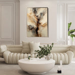 Abstract 2139 Canvas Art 18" x 24" / 45 x 60 cm / Black
