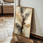Abstract 2139 Canvas Art 18" x 24" / 45 x 60 cm / Black