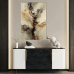 Abstract 2139 Canvas Art 18" x 24" / 45 x 60 cm / Black