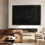 Abstract 214 Canvas Art 18" x 24" / 45 x 60 cm / Black