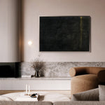 Abstract 214 Canvas Art 18" x 24" / 45 x 60 cm / Black