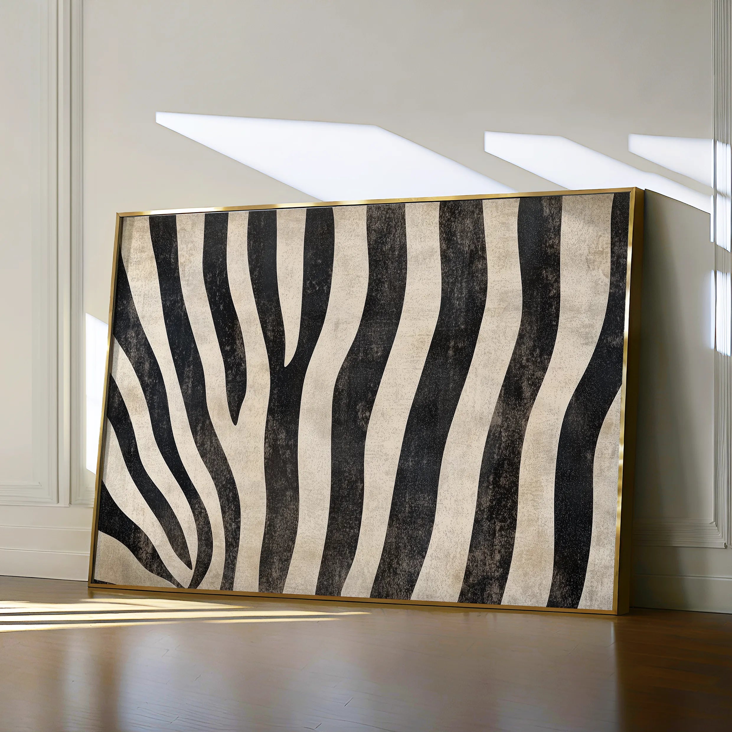 Animals 214 Canvas Art 18" x 24" / 45 x 60 cm / Black