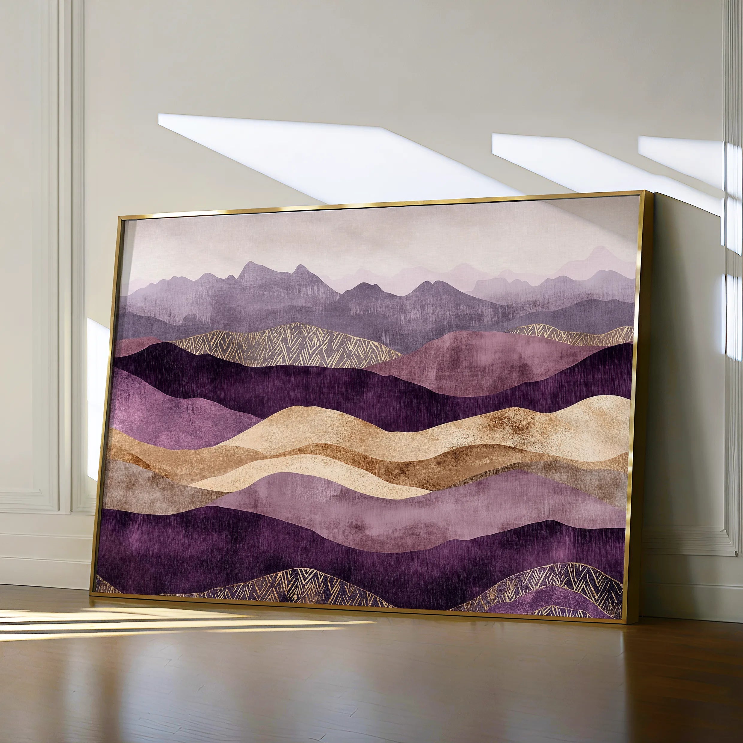 Boho 214 Canvas Art 18" x 24" / 45 x 60 cm / Black
