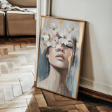 Portrait 214 Canvas Art 18" x 24" / 45 x 60 cm / Black