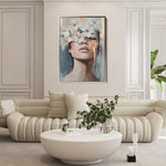 Portrait 214 Canvas Art 60 x 40 cm / Black