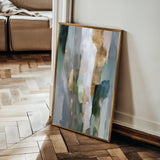 Abstract 2140 Canvas Art 18" x 24" / 45 x 60 cm / Black