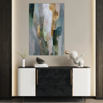 Abstract 2140 Canvas Art 18" x 24" / 45 x 60 cm / Black