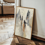 Abstract 2142 Canvas Art 18" x 24" / 45 x 60 cm / Black