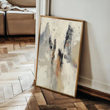 Abstract 2142 Canvas Art 18" x 24" / 45 x 60 cm / Black