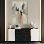 Abstract 2142 Canvas Art 18" x 24" / 45 x 60 cm / Black