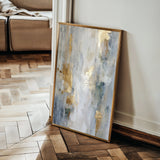 Abstract 2143 Canvas Art 18" x 24" / 45 x 60 cm / Black