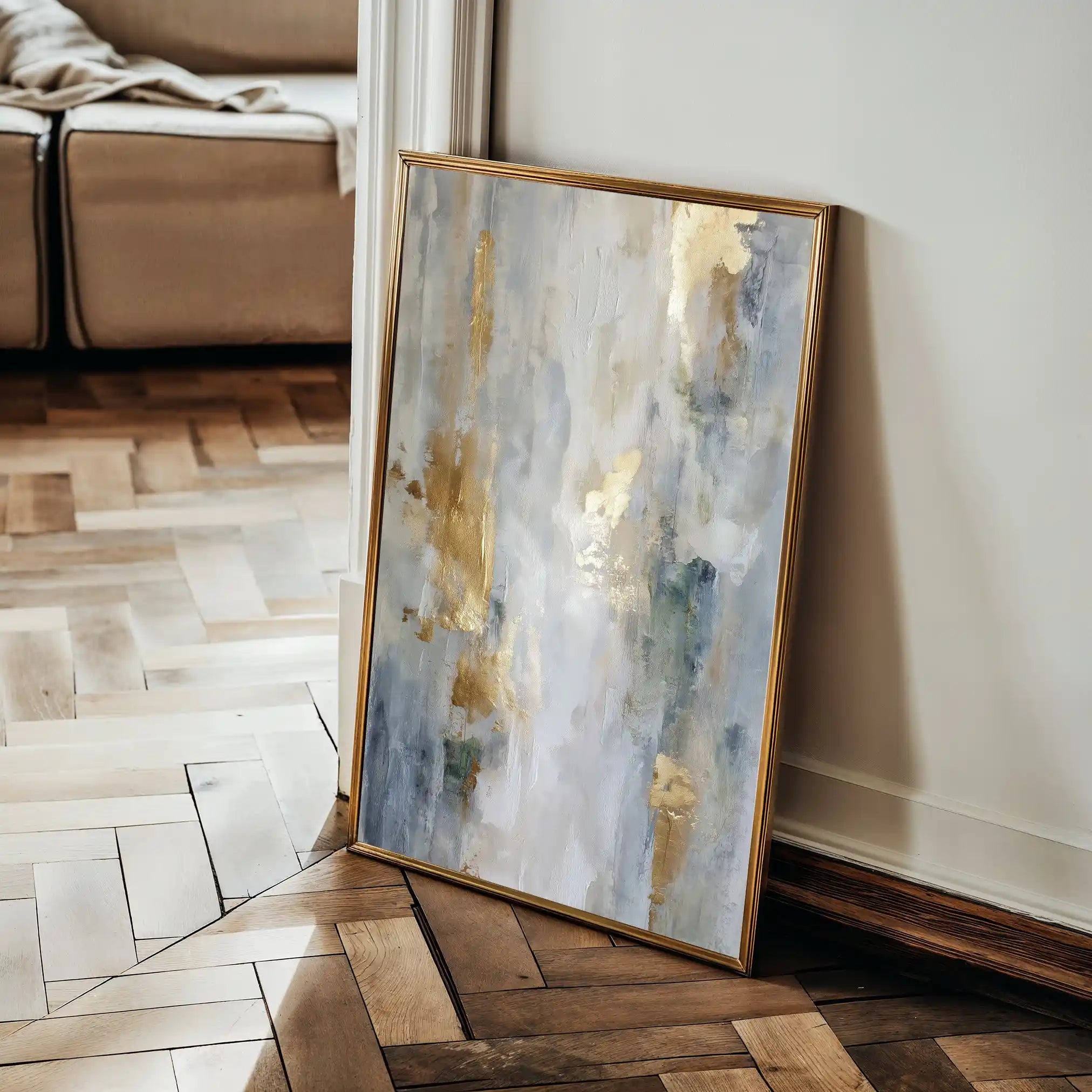 Abstract 2143 Canvas Art 18" x 24" / 45 x 60 cm / Black