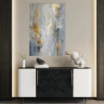 Abstract 2143 Canvas Art 18" x 24" / 45 x 60 cm / Black