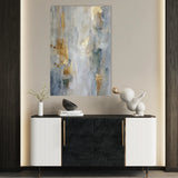 Abstract 2143 Canvas Art 18" x 24" / 45 x 60 cm / Black