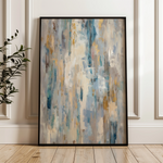 Abstract 2144 Canvas Art 18" x 24" / 45 x 60 cm / Black