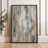 Abstract 2144 Canvas Art 18" x 24" / 45 x 60 cm / Black