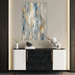 Abstract 2144 Canvas Art 18" x 24" / 45 x 60 cm / Black