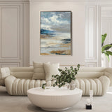 Abstract 2145 Canvas Art 18" x 24" / 45 x 60 cm / Black