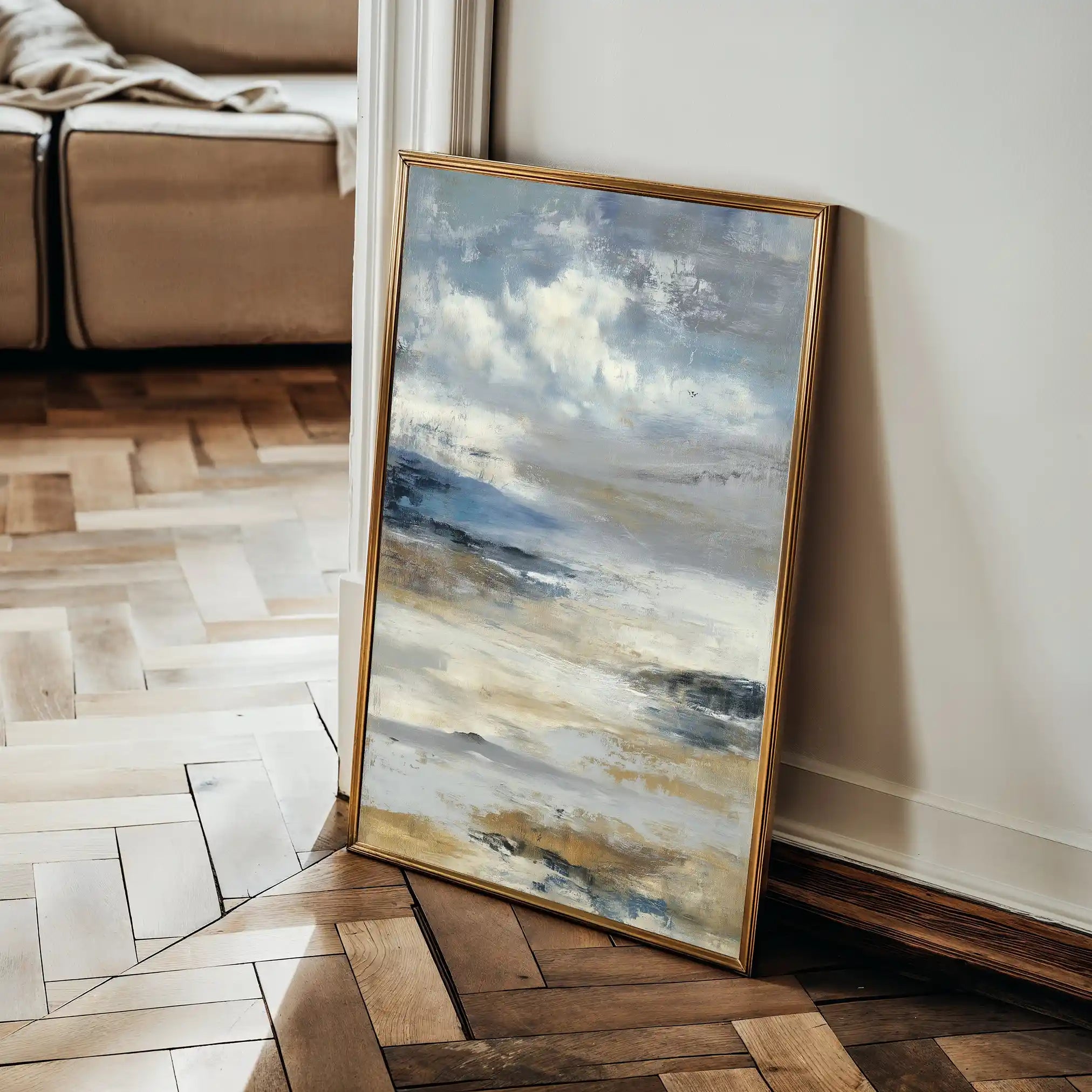 Abstract 2145 Canvas Art 18" x 24" / 45 x 60 cm / Black