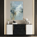 Abstract 2146 Canvas Art 18" x 24" / 45 x 60 cm / Black