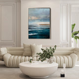 Abstract 2147 Canvas Art 18" x 24" / 45 x 60 cm / Black