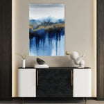 Abstract 2149 Canvas Art 18" x 24" / 45 x 60 cm / Black