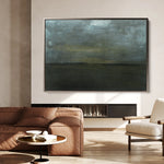 Abstract 215 Canvas Art 18" x 24" / 45 x 60 cm / Black