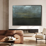 Abstract 215 Canvas Art 18" x 24" / 45 x 60 cm / Black