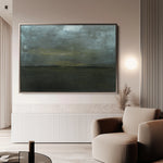 Abstract 215 Canvas Art 18" x 24" / 45 x 60 cm / Black