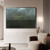 Abstract 215 Canvas Art 18" x 24" / 45 x 60 cm / Black