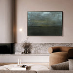 Abstract 215 Canvas Art 18" x 24" / 45 x 60 cm / Black