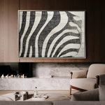 Animals 215 Canvas Art 18" x 24" / 45 x 60 cm / Black