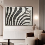 Animals 215 Canvas Art 18" x 24" / 45 x 60 cm / Black