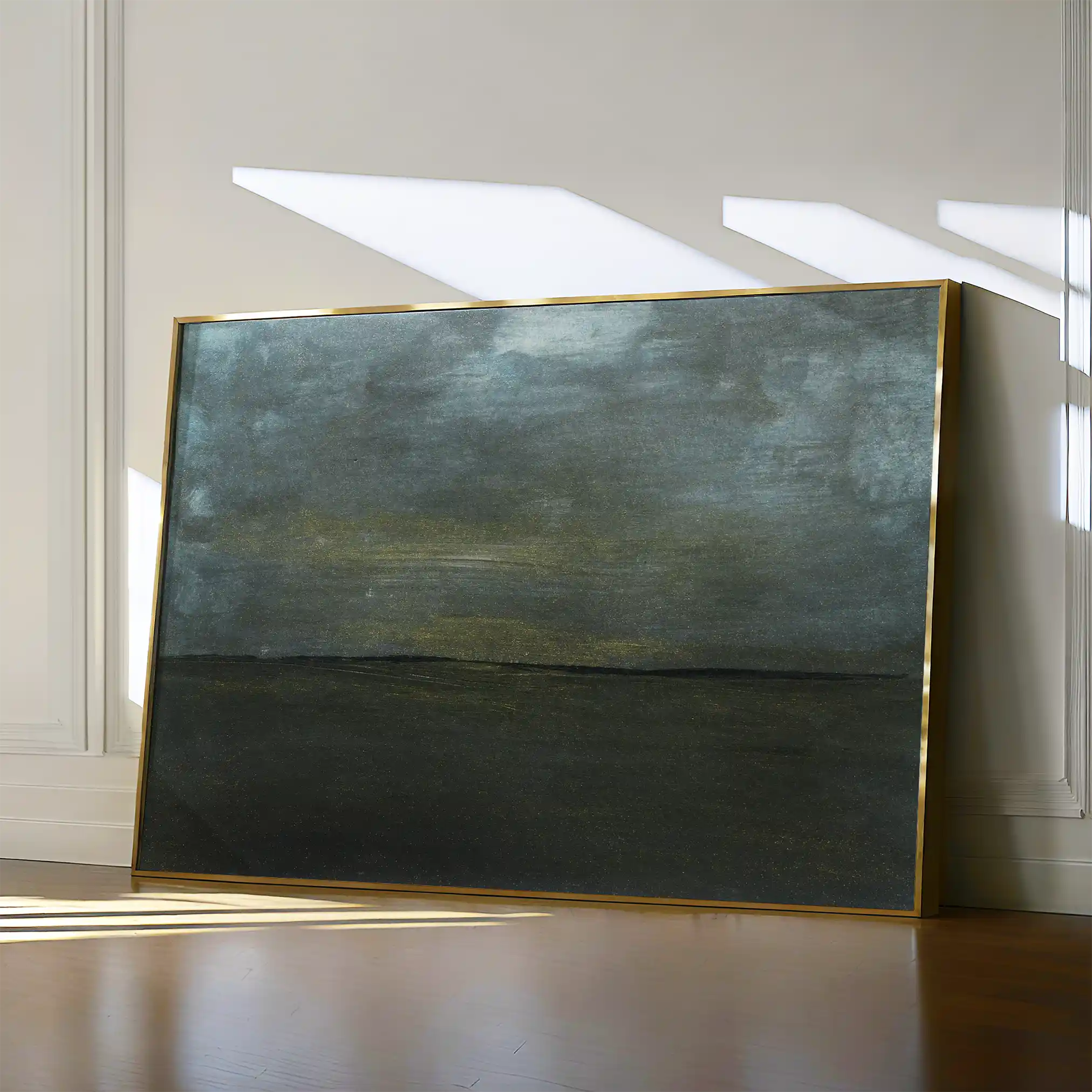 Abstract 215 Canvas Art 60 x 40 cm / Black
