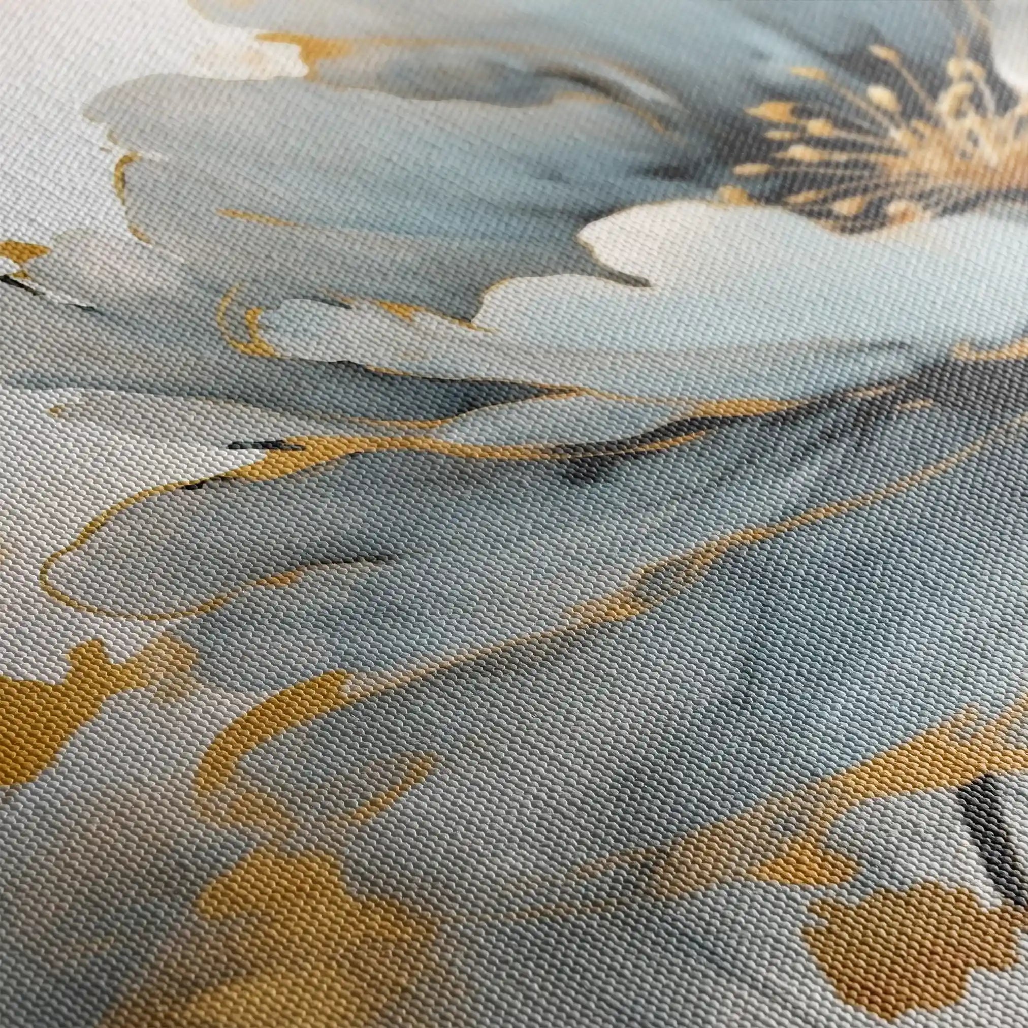 Floral 215 Canvas Art 60 x 40 cm / Black