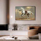 Horses 215 Canvas Art 18" x 24" / 45 x 60 cm / Black