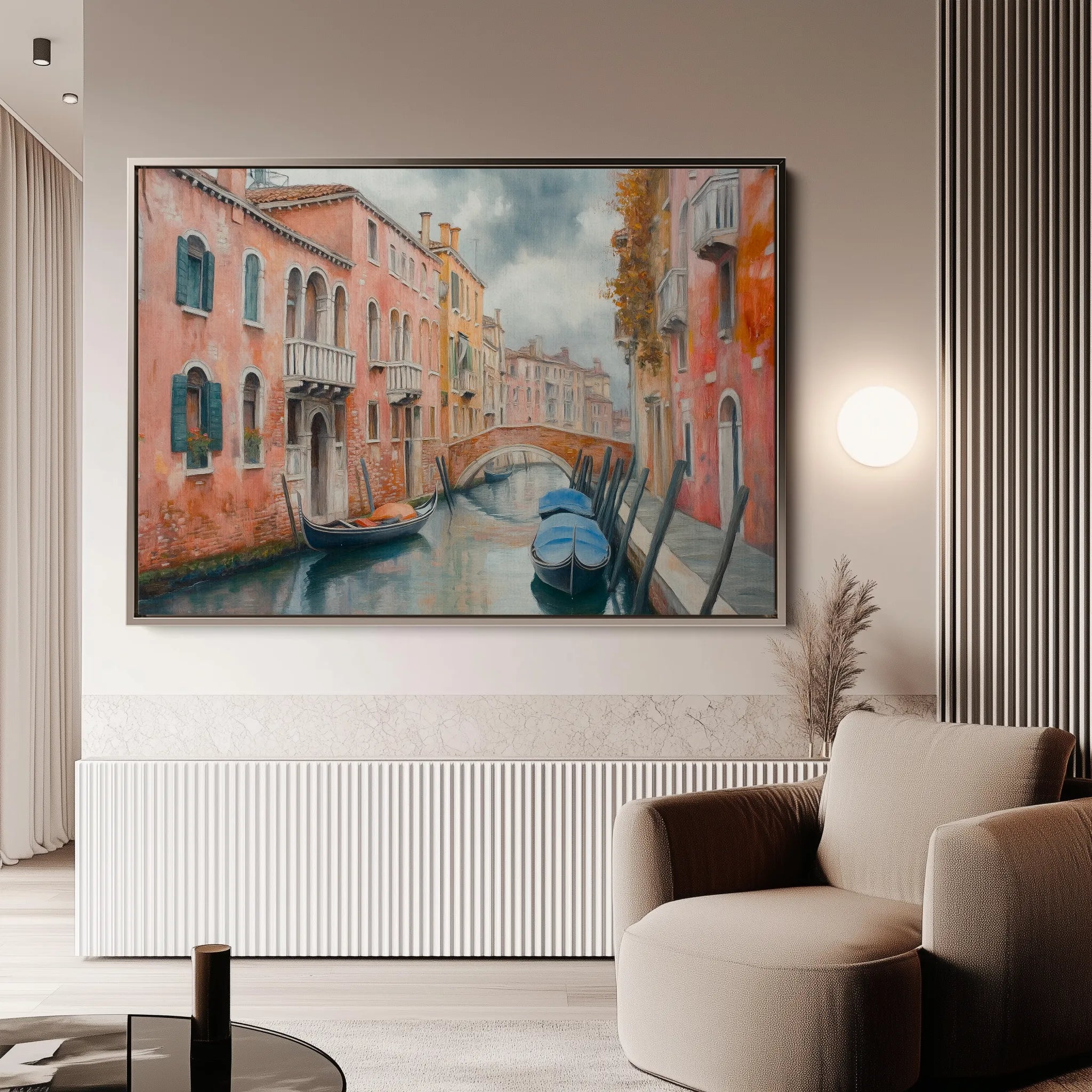 Landscape 215 Canvas Art 18" x 24" / 45 x 60 cm / Black