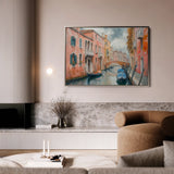 Landscape 215 Canvas Art 18" x 24" / 45 x 60 cm / Black