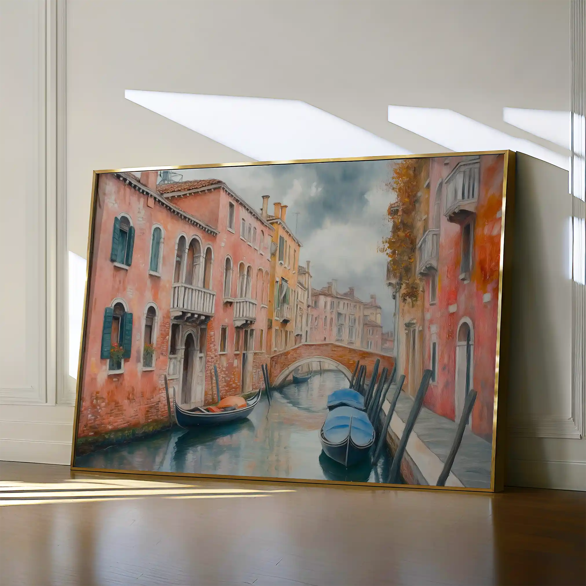 Landscape 215 Canvas Art 60 x 40 cm / Black