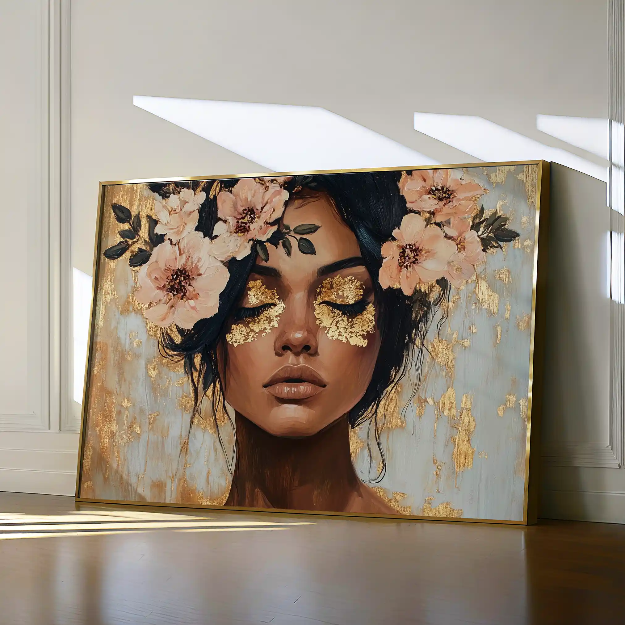 Portrait 215 Canvas Art 60 x 40 cm / Black
