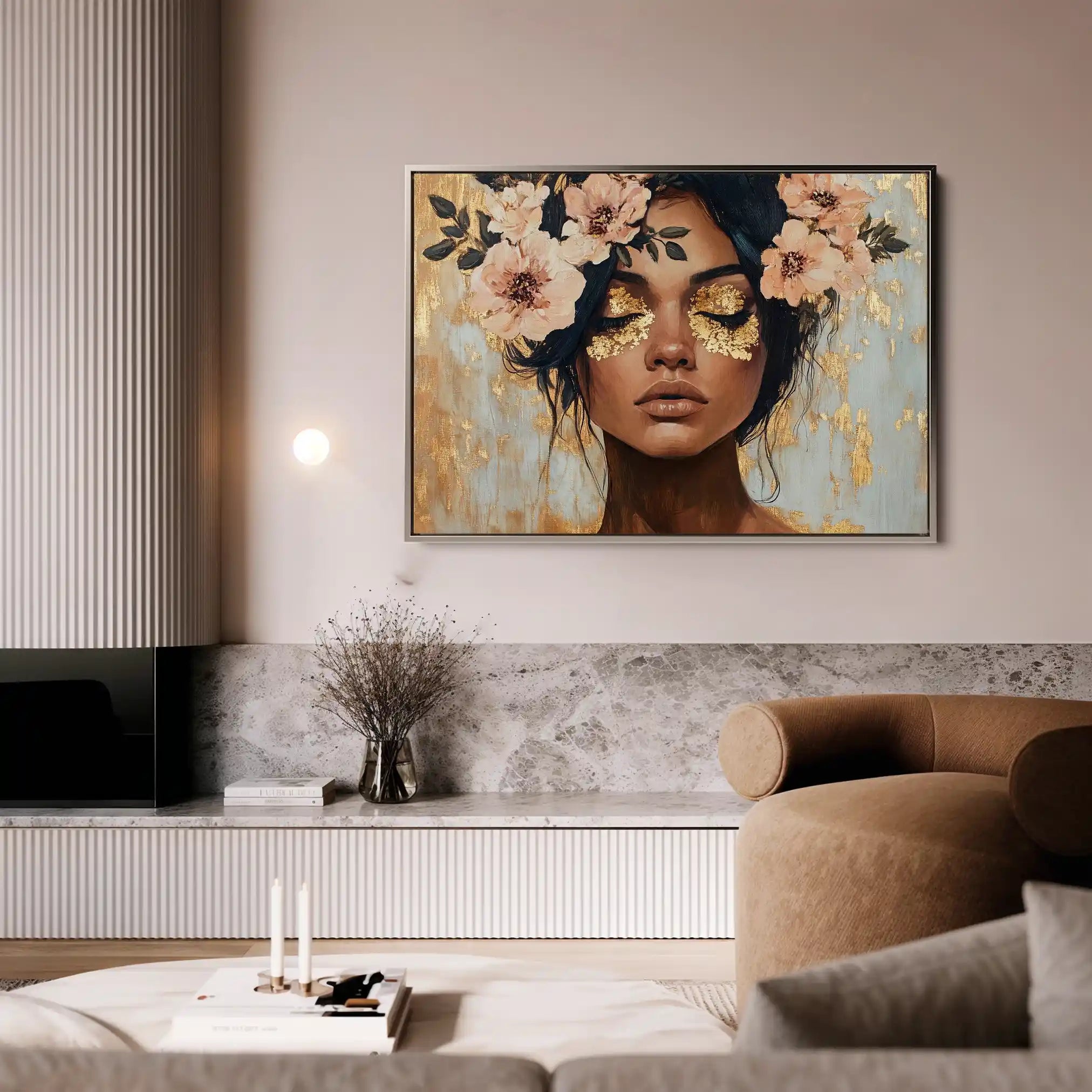 Portrait 215 Canvas Art 60 x 40 cm / Black